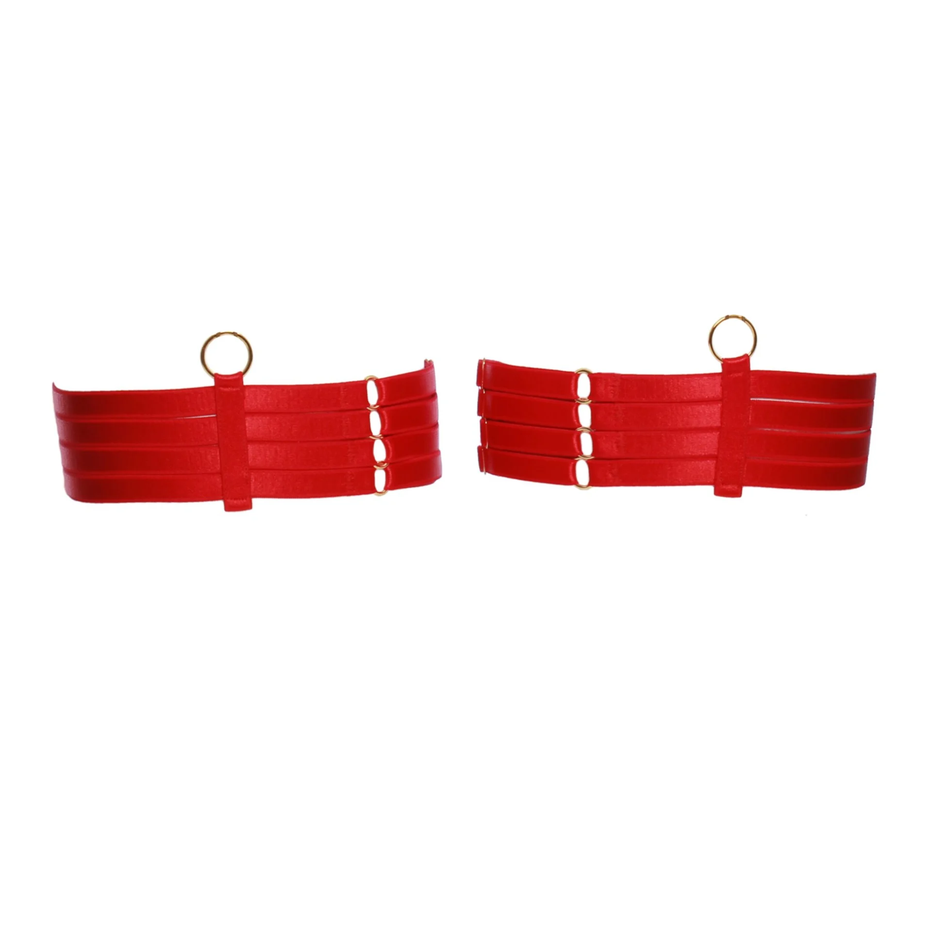 Bondage sääre akessuaarid punane