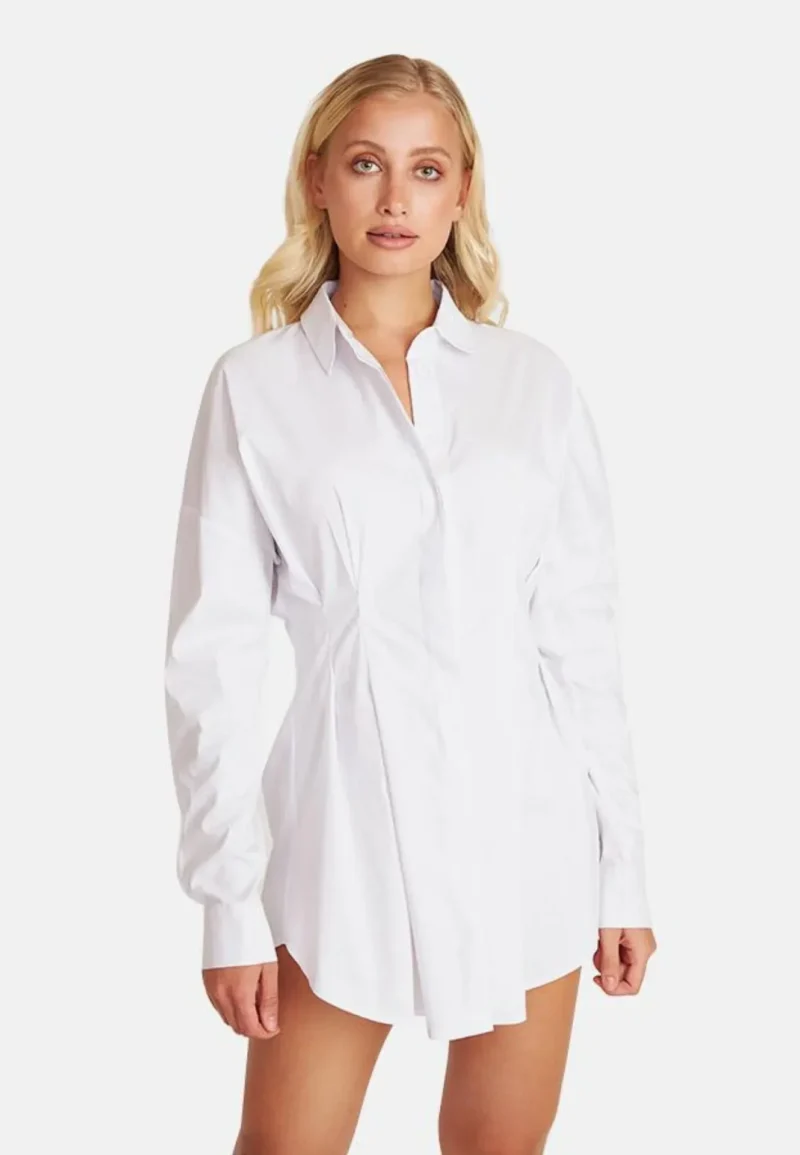 ELLA_20Shirt_20Dress-Dress-OW150085-001_20-_20White