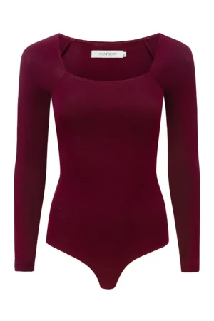 Bambuse viskoosist bodi burgundia