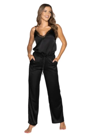 Sauvage satiinist ööpesu must