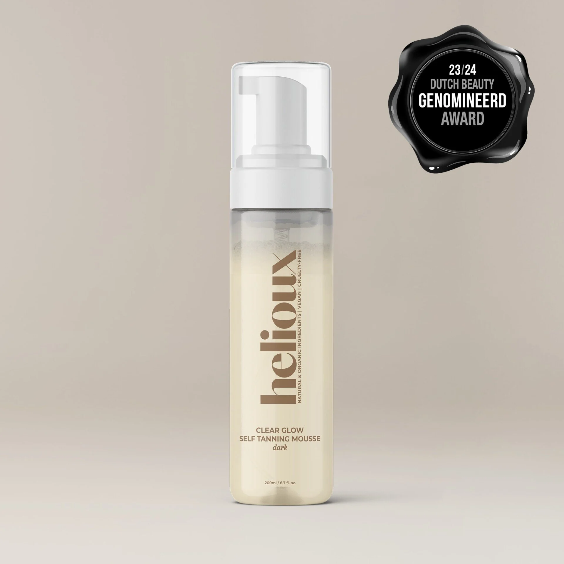 Clear Glow isepruunistav vaht dark